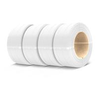 SUNLU 3D Printer Filament PETG Filament Refill 1.75mm,Suitable for SUNLU Third-Generation Reusable spools,Dimensional Accuracy +/- 0.02 mm,0.5kg per Spool, Pack of 4,4 White