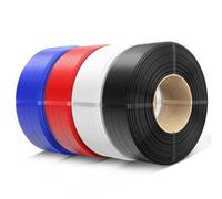SUNLU 3D Printer Filament PETG Filament Refill 1.75mm,Suitable for SUNLU Third-Generation Reusable spools,1kg per Spool,Pack of 4,4 Colors,Black+White+Red+Klein Blue