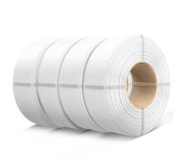 SUNLU 3D Printer Filament PETG Filament Refill 1.75mm,Suitable for SUNLU Third-Generation Reusable spools,Dimensional Accuracy +/- 0.02 mm,1kg per Spool, Pack of 4,4 White