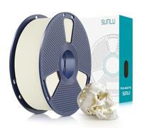 SUNLU 3D Printer Filament PLA Matte 1.75mm, Neatly Wound Filament, Smooth Matte PLA Finish, Print with 99% FDM 3D Printers, 1kg Spool (2.2lbs), 330 Meters, Matte Bone White