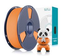 SUNLU 3D Printer Filament PLA Matte 1.75mm, Neatly Wound Filament, Smooth Matte PLA Finish, Print with 99% FDM 3D Printers, 1kg Spool (2.2lbs), 330 Meters, Matte Orange