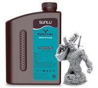 SUNLU 3D Printer Resin 2kg, Strong Durable Nylon Like 3D Resin for LCD DLP SLA Resin 3D Printers, 395-405nm UV Light Curing 3D Printing Liquid Photopolymer Resin, Good for Functional Parts,2000g,Grey