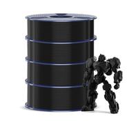 SUNLU 4KG PETG Filament 1.75 mm, 3D Printer Filament Bundle, Improved Toughness, High Impact Resistance, Compatible with Most FDM 3D Printers, 1KG per Spool, 4 Rolls, petg Black*4