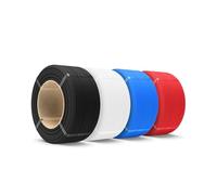 SUNLU 500G Matte PLA Filament Refill 1.75mm, 3D Printer Filament PLA Matte Bundle, No-Spool PLA Refill for Reusable Spools Compatible with Bambu Lab Filament, Black/White/Red/Blue 2KG Total