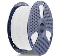 SUNLU 5KG PLA Matte 3D Printer Filament 1.75mm, Large Spool PLA Filament for Big Projects, No Frequent Filament Changes, Dimensional Accuracy +/- 0.02mm, (5KG Spool, White)