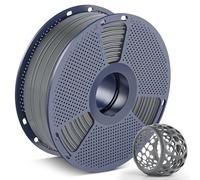 SUNLU 90A TPU 3D Printer Filament 1.75mm, Ultra high Elasticity, Mold and Antibacterial, Dimensional Accuracy ±0.03mm, Suitable for Most FDM 3D Printers, 1kg Spool, (Grey)