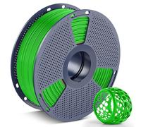 SUNLU 90A TPU 3D Printer Filament 1.75mm, Ultra high Elasticity, Mold and Antibacterial, Dimensional Accuracy ±0.03mm, Suitable for Most FDM 3D Printers, 1kg Spool, (Green)