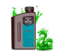 SUNLU ABS Like Resin for 3D Printer 1KG, 405nm UV Curing Photopolymer Rapid 3D Resin for 2K 4K 6K 8K LCD/DLP/SLA 3D Printers, Non-Brittle & High Precision & Low Shrinkage, 1000G, Transparent green