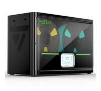 SUNLU Box S4 Official Filament Dryer, 4 Spools, 3D Printer Filament, Upgraded, 3 Circulation Fans Automatic Moisture Management, Fast Heating, Temperature Compensation, Black