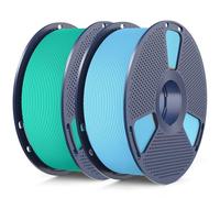 SUNLU High Speed PLA Classic 3D Filament 1.75mm,600mm/s High Toughness PLA Filament,Matte Texture No-Tangling,Fit Most FDM Printers, Dimensional Accuracy +/- 0.02mm, 2kg Spool,(Sky Blue+Mint Green)
