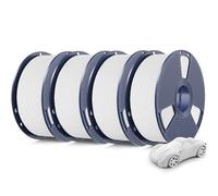SUNLU High Speed PLA Classic 3D Filament 1.75mm,600mm/s High Toughness PLA Filament,Matte Texture No-Tangling,Dimensional Accuracy +/- 0.02mm, 4kg in Total, 1kg per Spool,4 Pack, 4White
