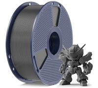SUNLU High Speed PLA Meta Filament, Tougher Neatly Wound 3D Filament, 1KG PLA 3D Printer Filament 1.75mm, Fits for Most FDM 3D Printers, 1KG Spool(2.2lbs), meta pla Gray