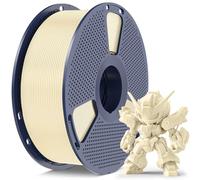 SUNLU High Speed PLA Meta Filament, Tougher Neatly Wound 3D Filament, 1KG PLA 3D Printer Filament 1.75mm, Fits for Most FDM 3D Printers, 1KG Spool(2.2lbs), meta pla Cream White