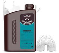 SUNLU High Toughness 3D Printer Resin 2KG, Enhanced Flexible 3D Printing Photopolymer Resin, 405nm UV Fast Curing 3D Resin for Most LCD DLP SLA Resin 3D Printers, Bendable and not Brittle, 2000g White