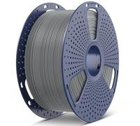 SUNLU Large Spool 3KG PETG Filament, 3D Printer Filament PETG 1.75mm, Less Stringing Good Layer Adhesion High Toughness, Big Roll Filament, 3kg Spool(6.6 lbs), Grey