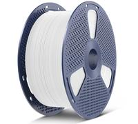 SUNLU Large Spool 5KG PETG Filament, 3D Printer Filament PETG 1.75mm, Less Stringing Good Layer Adhesion High Toughness, Big Roll Filament, 5kg Spool(11 lbs), White