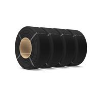 SUNLU Matte PLA Filament Refill 1.75mm 4KG, 3D Printer Filament PLA Refill, No-Spool Black PLA Matte Filament for Reusable Spools Compatible with Bambu Lab Filament, 4 Rolls 1KG/Roll