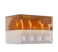 SUNLU Official AMS Heater, Simultaneous Drying & Printing, 3D Printer Filament Dryer for AMS Gen 1, Smart Humidity Control, Heats to 70°C in 20 Min with 4-Spool Capacity