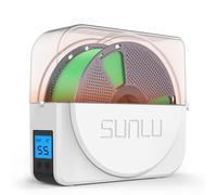SUNLU Official Filament Dryer S1 Plus, Built-in Circulation Fan, 3D Printer Filament Drying Box and Storage Box fo PLA PETG ABS Filament 1.75 2.85 3.00mm, S1 Plus White