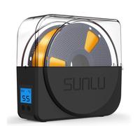 SUNLU Official Filament Dryer S1 Plus, Humidity-Free Filament Dryer Box with Fan, Portable Storage Box for 3D Printer Filament PLA PETG ABS TPU, User-Friendly 3D Filament Dryer Upgrade S1, Black