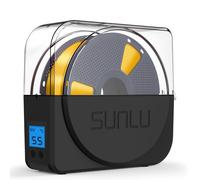 SUNLU Official Filament Dryer S1 PLUS with Fan, Moisture-Free Filament Dryer Box for 3D Printer Filament, Easy to Use and Portable FilaDryer, PLA PETG ABS Nylon TPU 3D Filament Dryer SUNLU S1, (Black)