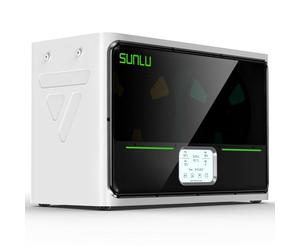 SUNLU Official Filament Dryer S4, 3D Printer Filament Dry Box, Upgraded 4-Spool Filament Dehydrator, Auto Humidity Control/Fast Heating/Temperature Balance, Filaments Storage Box White