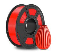 SUNLU PETG 3D Printer Filament, Strong PETG 3D Printer Filament 1.75mm, Neatly Wound 3D Printing Filament Suit for Most FDM 3D Printers, Dimensional Accuracy ±0.02mm, 1KG Spool(2.2LB), Red