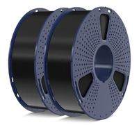 SUNLU PETG Filament 1.75mm Bundle, Strong PETG 3D Printer Filament 1.75mm, Neatly Wound 3D Printing Filament Suit for Most FDM 3D Printers, PETG Filament 2 Pack, Total 2KG, Black+Black