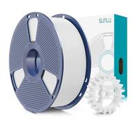 SUNLU PLA+2.0 3D Printer Filament, Upgrade PLA+ 1.75mm, Tougher and Stronger, 1KG Spool(2.2lbs), White