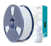 SUNLU PL 2.0 Filament, Upgrade PL 1.75mm, Tougher and Stronger, Neatly Wound 3D Printer Filament, Dimensional Accuracy +/-0.02mm, 1KG Spool(2.2lbs), Ceramic White