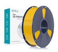 SUNLU PLA+ 3D Printer Filament, PLA Plus Filament 1.75mm, Toughness Enhanced 3D Filament Compatible with 3D FDM Printers, Dimensional Accuracy +/- 0.02 mm, 1 kg Spool(2.2 LBS), pla+ Pure Yellow