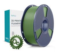 SUNLU PL 3D Printer Filament, PLA Plus Filament 1.75mm, Toughness Enhanced Filament Compatible with 3D FDM Printers, 1 kg Spool(2.2 LBS), Olive Green