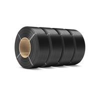 SUNLU PLA+ Filament Refill 1.75mm 4KG, No-Spool Black PLA Plus Refill for Reusable Spool Refilling, Compatible with Bambu Lab and SUNLU 2025 New Spools, 4 Rolls 1KG/Roll