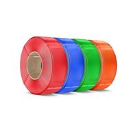 SUNLU PLA+ Filament Refill 1.75mm 4KG, No-Spool PLA Plus Refill for Reusable Spool, Compatible with Bambu Lab and SUNLU 2025 New Spools, Transparent Red/Blue/Green/Orange 1KG/Roll