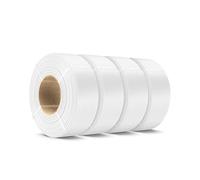 SUNLU PLA+ Filament Refill 1.75mm 4KG, No-Spool White PLA Plus Refill for Reusable Spool Refilling, Compatible with Bambu Lab and SUNLU 2025 New Spools, 4 Rolls 1KG/Roll