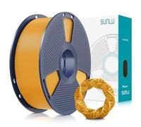 SUNLU PLA Plus 3D Printer Filament, 1.75mm PL 3D Filament for FDM 3D Printer & 3D Pens, Neatly Wound Filament, Strong and Toughness, Dimensional Accuracy +/- 0.02 mm, 1KG Spool(2.2 LBS), Gold
