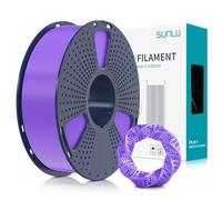 SUNLU PLA Plus 3D Printer Filament, 1.75mm PLA+ 3D Filament for FDM 3D Printer & 3D Pens, Neatly Wound Filament, Strong and Toughness, Dimensional Accuracy +/- 0.02 mm, 1KG Spool(2.2 LBS), Purple