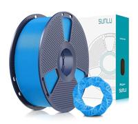 SUNLU PLA Plus 3D Printer Filament, 1.75mm PL 3D Filament for FDM 3D Printer & 3D Pens, Neatly Wound Filament, Strong and Toughness, Dimensional Accuracy +/- 0.02mm, 1KG Spool(2.2 LBS), Cyan
