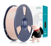 SUNLU PLA Plus 3D Printer Filament, Upgraded PLA+ 3D Filament 1.75mm, Neatly Wound PLAPro, Strong and Toughness, Dimensional Accuracy +/- 0.02 mm, 1KG Spool (Beige)