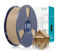 SUNLU PLA Plus 3D Printer Filament, Upgraded PLA+ 3D Filament 1.75mm, Neatly Wound PLAPro, Strong and Toughness, Dimensional Accuracy +/- 0.02 mm, 1KG Spool (Oak)