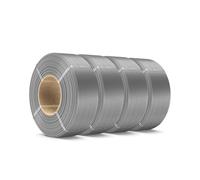 SUNLU PLA Plus Filament Refill 1.75mm 4KG, 3D Printer Filament PLA Refill, No-Spool Grey PLA+ Filament for Reusable Spools Compatible with Bambu Lab Filament, 4 Rolls 1KG/Roll