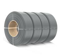 SUNLU PLA Refill Filament 1.75mm, Refill PLA 3D Printer Filament Suitable for Bambu Lab Filament and SUNLU Reusable spools, Dimensional Accuracy +/- 0.02 mm, 1kg per Spool, 4 Pcs, 4 Grey