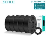 SUNLU PLAmatte 1.75mm 3D Filament 1KG - High Speed, Low Warping, 20+ Colors | 0.02mm Precision & Eco Material 5 Blue