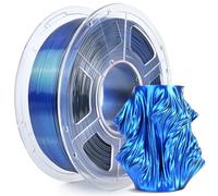 SUNLU Silk Dual Color PLA Plus Filament, Shiny PLA+ Filament 1.75mm, Shiny Silk Texture, 360° Spin Unveils Varied Colors, 1KG Spool(2.2lbs), Silk Dual-Color Black Blue