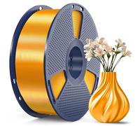 SUNLU Silk PL Filament, Shiny Metallic Silk 3D Filament 1.75mm, High Strength PLA Plus 3D Printer Filament, 1KG Spool, Brass