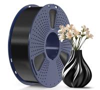 SUNLU TPU-Silk 3D Printer Filament, 98A TPU Filament 1.75mm, Glossy Silk Surface TPU Filament, Flexible TPU 3D Printing Filament, Dimensional Accuracy +/- 0.03mm, 1kg(2.2lbs) Spool, Black