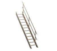 Sunlux Oxford 70 Wooden Staircase Kit Loft Stairs/ladder 700 mm width + Anti-Slip Steps