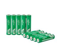 SUNLYTOUR 10 pcs 1100mAh AAA Ni-MH Batteries High Capacity Ni-MH AAA Rechargeable Batteries, Recharge up to 1200 Cycles