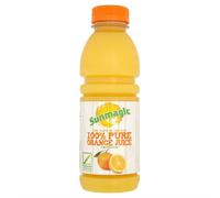 Sunmagic 100% Pure Orange Juice 500ml (Pack of 6 x 500ml)