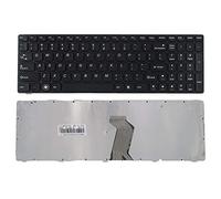 SUNMAL Keyboard Replacement with FRAME for Lenovo Ideapad G580 G580A G585 G585A V580 V585 Z580 Z580A Z585 Z585A N580 N581 N585 N586 Series Laptop Black US Layout (6 Months Warranty)